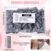 100 PCS Small Sanding Band Nail Drill Bit 240 Extreme Fine Grit Nail File Sanding Bands Nails Sand Bits for Acrylic Nails Drill Gel Removing Shaping Manicures and Pedicure (240 White) view 2
