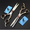 6.0 Inch Gold 440C Professional Salon Barber Hairdressing Scissors, Multifunctional Haircut Barber Shears Tools, Sharp and Precise, for Women, Men and Hairdressers view 3