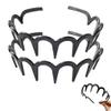 2025 New U Shape Fashion Tooth Hair Comb Headband, High Cranium Head Bands for Women's Hair, Reversible Korean Headbands with Teeth for Women Gifts for Teen Girls (1, M) view 1