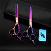 5.5 Inch Color 440C Professional Salon Barber Hairdressing Scissors, Multifunctional Haircut Barber Shears Tools, Sharp And Precise, for Women, Men And Hairdressers view 2