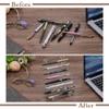 UNICRAFTALE 8-Slots Acrylic Pen Holder Clear Pen Display Stand Holder Makeup Brush Holder Makeup Brush Drying Rack Pencil Show Tool Rack for Office Home view 2
