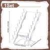UNICRAFTALE 8-Slots Acrylic Pen Holder Clear Pen Display Stand Holder Makeup Brush Holder Makeup Brush Drying Rack Pencil Show Tool Rack for Office Home view 3