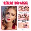 6Pcs Silicone Makeup Applicator Shadow Brush Silicone Eyeshadow Lip Mask Makeup Brushes Eyeshadow Applicators Lip Mask Brushes for Gloss Cream Reusable Professional Tools for Applying Eye Shadows view 3