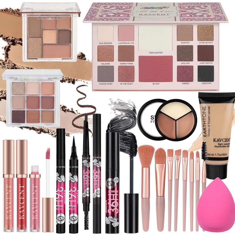 Makeup Set for Teens Makeup Kit for Women Full Kit Eyeshadow Foundation Makeup Kits for Teenagers 14-16 Makeup Gift Set for Women Teen Girls