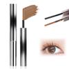Iron Wand Mascara, 2026 New Brushless Metal Wand Mascara Black Washable Metal Mascaras, Waterproof Long-Lasting 3D Curling Eyelash Iron Mascaras with No Flaking (Brown) view 1