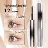 Iron Wand Mascara, 2026 New Brushless Metal Wand Mascara Black Washable Metal Mascaras, Waterproof Long-Lasting 3D Curling Eyelash Iron Mascaras with No Flaking (Brown) view 3