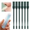 2-in-1 Nasal Hair Cutter, 2025 Upgrade 360 Rotating Nose Hair Trimmer with Double-Sided Blade & Ear Pick, Manual Nostril Hair Removal Tool for Men and Women, Soft Cleaning Brush (Dark Green, 6PCS) view 1