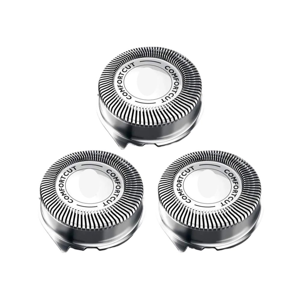 3Pcs Replacement Shaver Head compatible For Philips3000 2000 Series Razor Replacement Heads Blade SH30/52