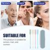 2-in-1 Nasal Hair Cutter, 2025 Upgrade 360 Rotating Nose Hair Trimmer with Double-Sided Blade & Ear Pick, Manual Nostril Hair Removal Tool for Men and Women, Soft Cleaning Brush (Green, 6PCS) view 4
