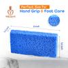 Bulk 300 Disposable Pumice Stone Blocks for Pedicure Foot Care, Callus Remover and Exfoliating Spa Tools, Blue Single Use Supplies view 2