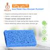 Bulk 300 Disposable Pumice Stone Blocks for Pedicure Foot Care, Callus Remover and Exfoliating Spa Tools, Blue Single Use Supplies view 4