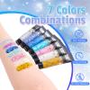 AROIC 14 Pcs Body Glitter - 7 Colors Mermaid Fairy Sparkle Makeup, Face & Hair Glitter Gel for Women Match with Mermaid Costume, Concerts Rave Accessories, Face Paint, Cosplay, Festival Birthday Party view 2
