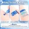 AROIC 14 Pcs Body Glitter - 7 Colors Mermaid Fairy Sparkle Makeup, Face & Hair Glitter Gel for Women Match with Mermaid Costume, Concerts Rave Accessories, Face Paint, Cosplay, Festival Birthday Party view 3