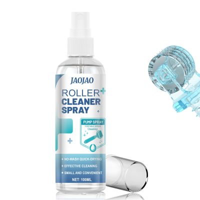 JAOJAO Roller Cleaner Spray, Effective Cleansing Gentle Care Convenient Design Avoid Blockage and Damage Extend Instrument Life for Roller Instrument 100ml