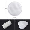 DewVera Large-Capacity Round Cotton Pads Thickened Water-Saving Pure Cotton Makeup Remover Pads Gentle on Skin, Lint-Free Suitable for Wet Compresses/Makeup Removal/Skincare for Sensitive Skin view 2