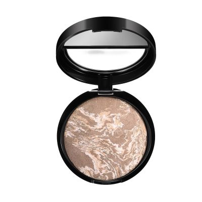 Baked Foundation Pressed Setting Powder Brighten Color Correcting Powder Foundation Long-Lasting Coverage for All Skin Tones (05, One Size)