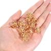 12 Pack Small Gold Flower Hair Clips for Women Girls, Mini Pearl Claw Clips with Flower Design, Small Hair Clip with Sparkling Floral Design, Mini Christmas Holiday Gift Set for Girls Women view 3