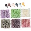 2-in-1 Loofah Washcloth, 6-Pack Exfoliating Bath Sponge with Soap Pouch for Cleansing view 1