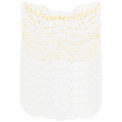 12pcs Glitter Freckles Face Tattoo, Waterproof Sparkle Temporary Face Tattoos Glitter Makeup Patches Fake Freckle Stickers for Women Cosplay Carnival Party Festival (Gold & Colorful)