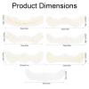 12pcs Glitter Freckles Face Tattoo, Waterproof Sparkle Temporary Face Tattoos Glitter Makeup Patches Fake Freckle Stickers for Women Cosplay Carnival Party Festival (Gold & Colorful) view 2