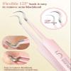3PCS Pimple Extractor Acne Treatment Tool Professional Stainless Blackhead Comedone Removal Popper Tool for Face Nose Blackhead Extractor Tool (Pink) view 3