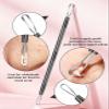 3PCS Pimple Extractor Acne Treatment Tool Professional Stainless Blackhead Comedone Removal Popper Tool for Face Nose Blackhead Extractor Tool (Black) view 3