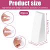50 Pcs Triangle Makeup Sponges, Triangle Shaped Make up Sponge Portable Blending Sponge White Triangles Cosmetic Blending Sponges for Women Facial Powder Foundation Blush Concealer view 3