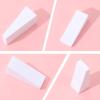 50 Pcs Triangle Makeup Sponges, Triangle Shaped Make up Sponge Portable Blending Sponge White Triangles Cosmetic Blending Sponges for Women Facial Powder Foundation Blush Concealer view 4