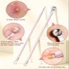 5PCS Blackhead Remover Pimple Popper Tool Kit, Professional Stainless Pimple Acne Blemish Removal Tools Kit for Face (Pink) view 3