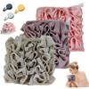 3-Pack Loofah Washcloth Set with Soap Pouch Exfoliating Bath Sponge with Drawstring Dual-Sided for Deepth Cleansing & Smooth Skin (3 Colors) view 1