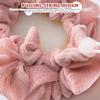 3-Pack Loofah Washcloth Set with Soap Pouch Exfoliating Bath Sponge with Drawstring Dual-Sided for Deepth Cleansing & Smooth Skin (3 Colors) view 4