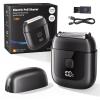 Electric Foil Shavers for Men: Mini Electric Razor with 3 Floating Blades, IPX7 Waterproof Foil Shaver, USB-C Rechargeable Shavers for Men with Travel Lock, Compact Grooming Gift for Home & Travel view 1