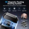 Electric Foil Shavers for Men: Mini Electric Razor with 3 Floating Blades, IPX7 Waterproof Foil Shaver, USB-C Rechargeable Shavers for Men with Travel Lock, Compact Grooming Gift for Home & Travel view 3