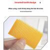 10Pcs Magic Bangs Hair Pad, Plastic Paste Posts Square Hair Pad, Hair Styling Tool Barber Acessories Hair Holder Barber Grippers, Hair Accessories, Clips and Barrettes (multicolor) view 3
