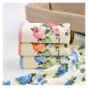 34 * 75cm Cotton Face Towel 3 Color Peony Floral Bath Sports Gym Camping Fast Drying Cloth(Orange) view 2