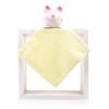 ADETSES 1Pc 20x20cm Small Solid Color Cotton Soft Absorbent Home Bathroom Face Towel(Yellow) view 1