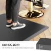 OmySalon Premium Salon Mat for Hair Stylist Standing 4x4x5/8, Anti Fatigue Barber Floor Mat Without Cutout, Enhanced Durability & No Curl Design view 2
