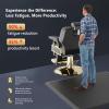 OmySalon Premium Salon Mat for Hair Stylist Standing 4x4x5/8, Anti Fatigue Barber Floor Mat Without Cutout, Enhanced Durability & No Curl Design view 3