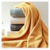 3Pcs/Pack Long-Staple Cotton Face Set Solid Soft Quick-Dry Towels Beige Gray Yellow Beach(Yellow) view 2