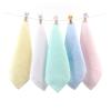 ADETSES 1Pc 20x20cm Small Solid Color Cotton Soft Absorbent Home Bathroom Face Towel(Pink) view 2