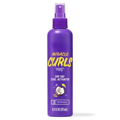 Au~ssie Miracle Curls 2nd day Curl Activator Coconut & Jojoba Oil 8.5 fl oz (Pack of 1)