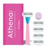 Athena Club Women's Razor Kit, 5-Blade Razor, Pool Party, 5 Refills view 1