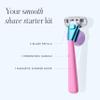 Athena Club Women's Razor Kit, 5-Blade Razor, Pool Party, 5 Refills view 2
