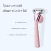 Athena Club Women's Razor Kit, 5-Blade Razor, Rose, 5 Refills view 2