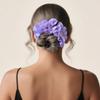 1 Piece Ruffles Hair Scrunchie, Double-layer Scrunchies No Damage Hair Ties for Women and Girls, Hair Accessories (Lavender) view 4