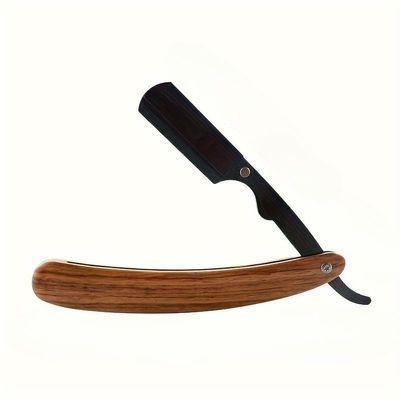 FRAGRAM Straight Razor Men's Set is a professional shaving tool designed specifically for barbers. The product includes 100 stainless steel manual razors, suitable for easy shaving.