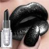 ALLUREMOUR Waterproof Glitter Lipstick Sexy Black Lip Gloss Shiny Lip Tint Cosmetics Halloween Lips Makeup view 2