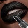 ALLUREMOUR Waterproof Glitter Lipstick Sexy Black Lip Gloss Shiny Lip Tint Cosmetics Halloween Lips Makeup view 3