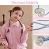 16PCS Ball Charm Hair Ties for Little Girls, Elastic Ponytail Holders with Heart & Balls, Colorful Hair Accessories for Women view 3