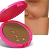 ALLUREMOUR Natural Matte Pressed Powder Oil Control Brighten Whitening Face Base Foundation Compact Concealer Makeup Cosmetics(E) view 1